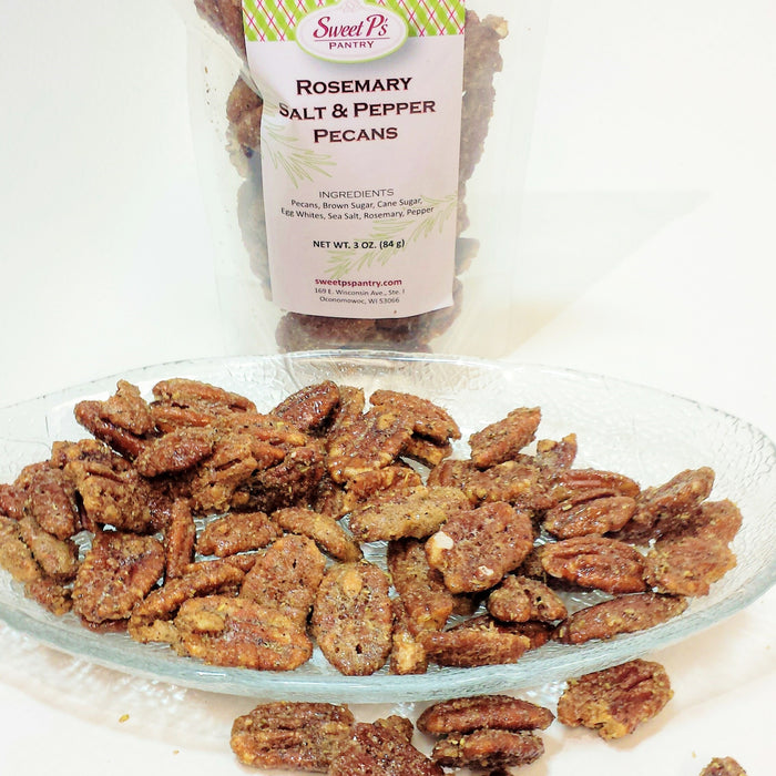Award Winning Rosemary Salt & Pepper Pecans