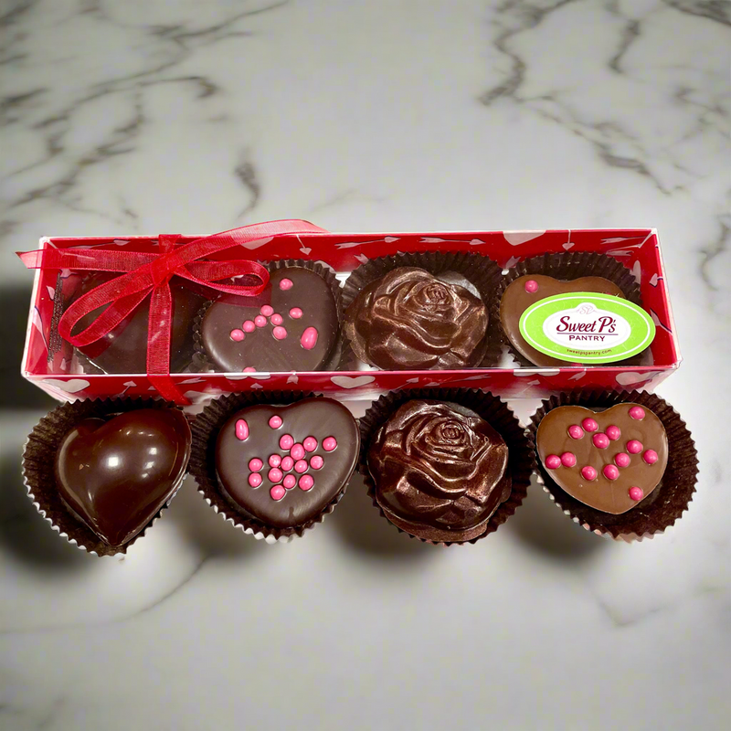 Hearts and Rose Chocolate Gift Box
