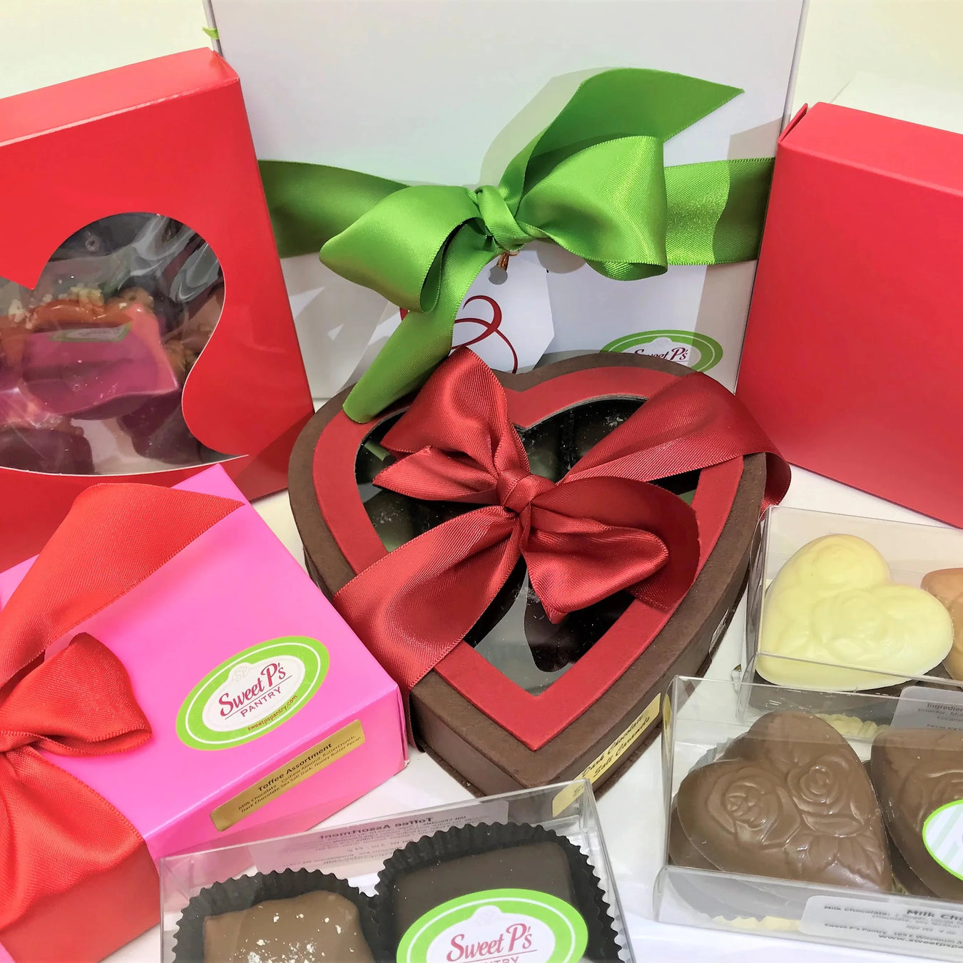 An assortiment of gift boxes