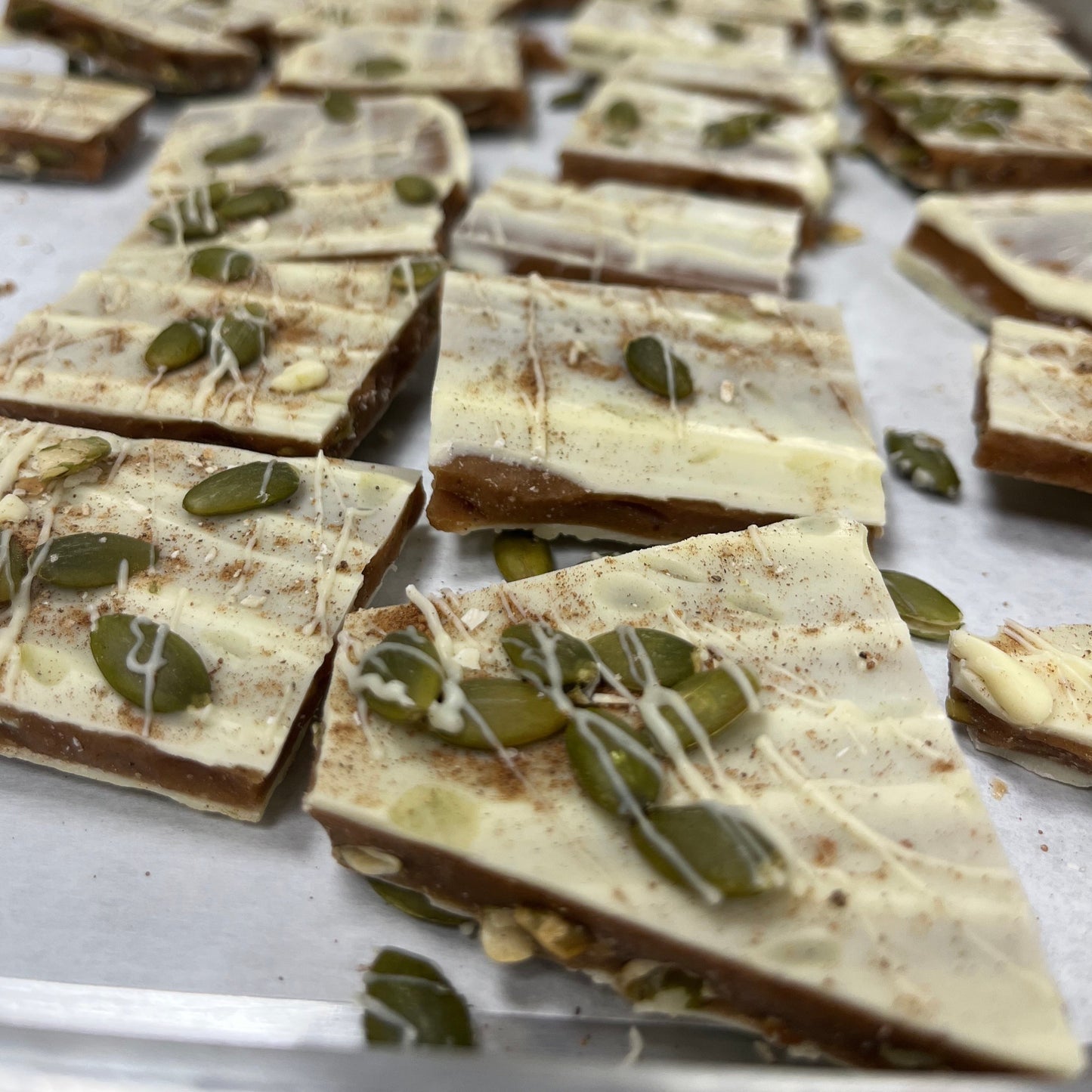 Pumpkin Seed Toffee
