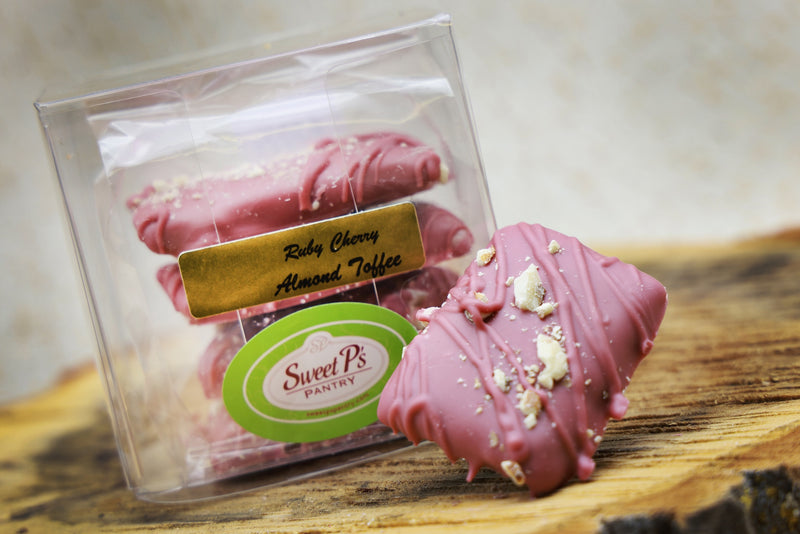 4 oz gift box filled with Ruby Cherry Almond Bites