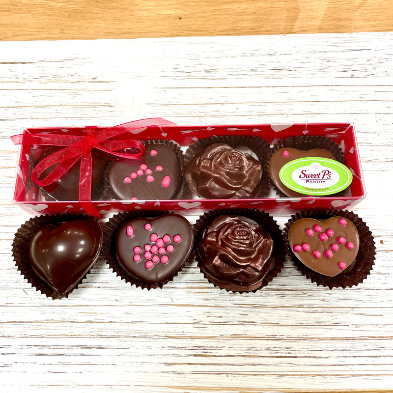 Hearts and Rose Chocolate Gift Box