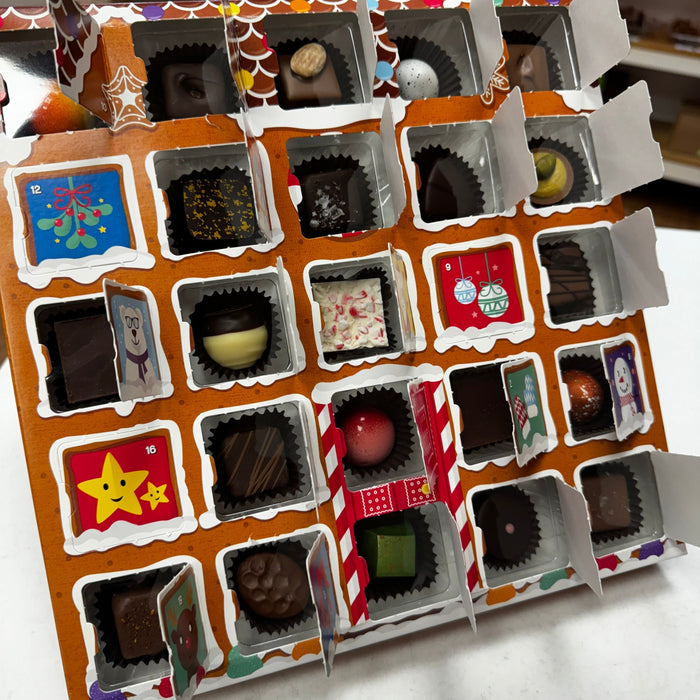 Advent Calendar filled with truffles and caramels.