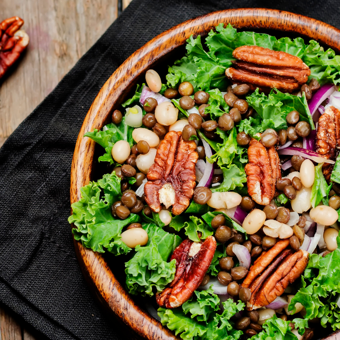 Three Zesty Salad Recipes Featuring Sweet P’s Spiced Orange Candied Pecans