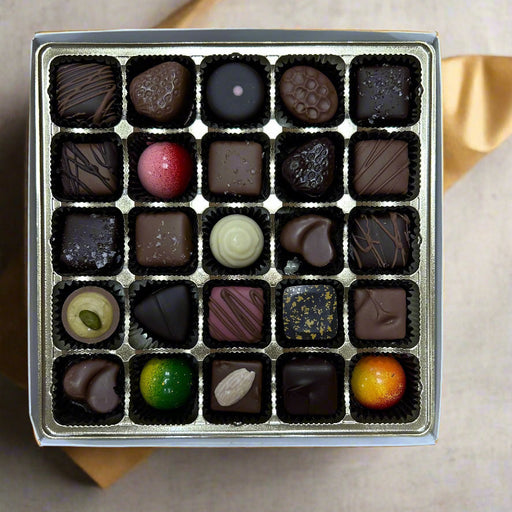 16 pieces assortment of truffles and chocolates