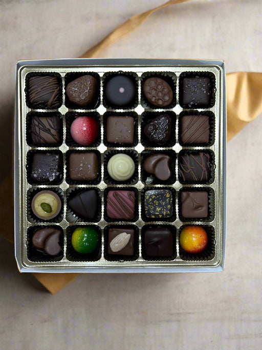 16 pieces assortment of truffles and chocolates