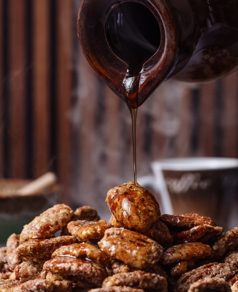 Smokey Maple Candied Pecans: A Taste of the Northwoods