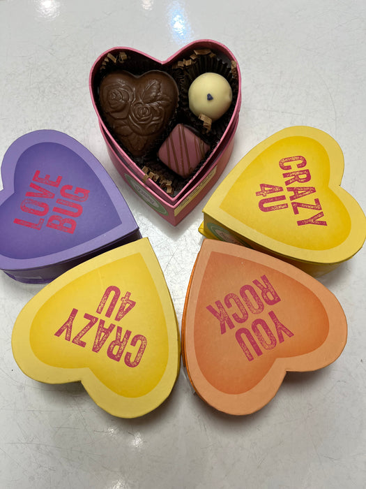 Conversation Heart Chocolate Boxes