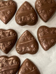 Chocolate Heart Filled with Natural Peanut Butter